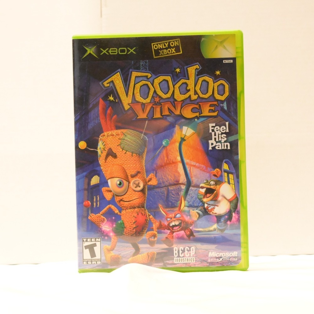 Voodoo Vince CIB Original Xbox Complete w/ Case Manual Game Preview Insert Disc
